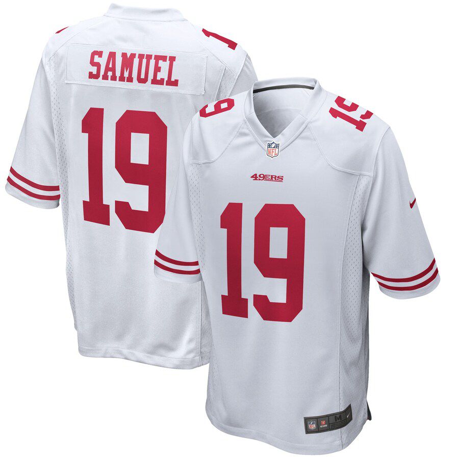 Men San Francisco 49ers #19 Deebo Samuel Nike White Game NFL Jersey->san francisco 49ers->NFL Jersey